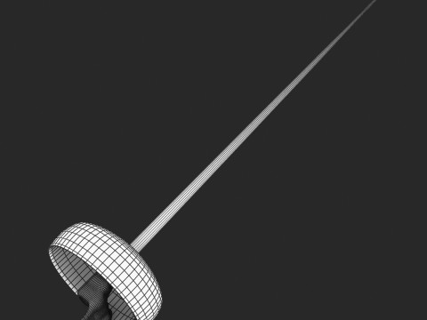 Arme d'épée d'entraînement d'escrime Modèle 3D