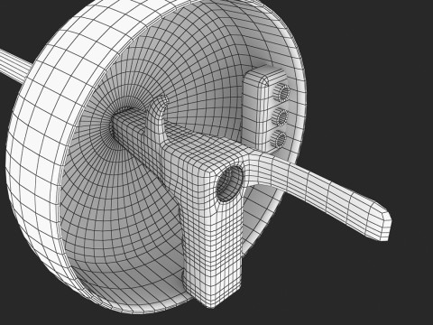 Arme d'épée d'entraînement d'escrime Modèle 3D