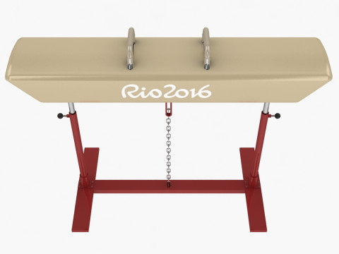 Gymnastics Pommel Horse 3D Model