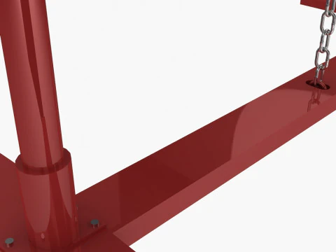 Gymnastics Pommel Horse 3D Model