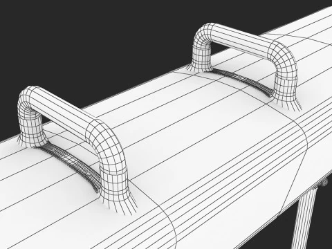 Gymnastics Pommel Horse 3D Model