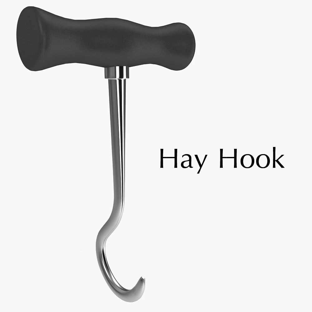 Hay Hooks Low-poly 3D Model .c4d .max .obj .3ds .fbx .stl .blend 