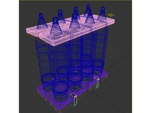 Obus d'artillerie militaire Modèle 3D
