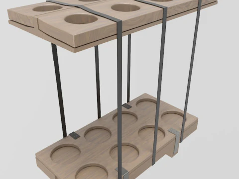 Military Artillery Shells 3D Model