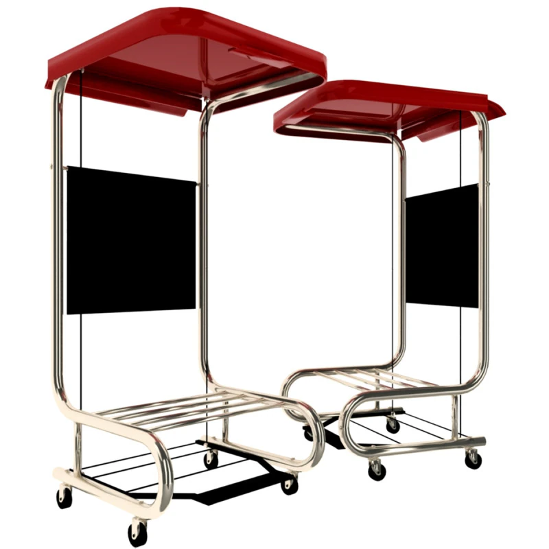 Suporte m&oacute;vel para cesto Modelo 3D .c4d .max .obj .3ds .fbx .stl .blend 