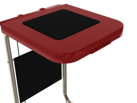 Suporte m&oacute;vel para cesto Modelo 3D