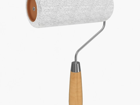 Pędzel wałek malarski Model 3D