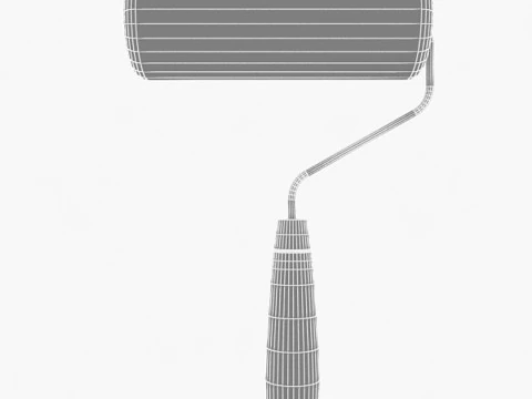 페인트 롤러 브러시 3D 모델
