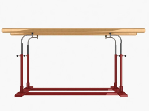 Параллельные брусья 3D Модель