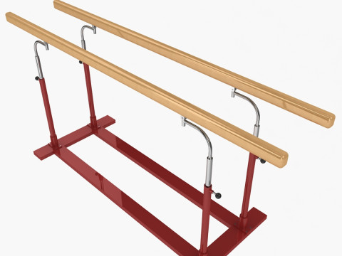 Параллельные брусья 3D Модель