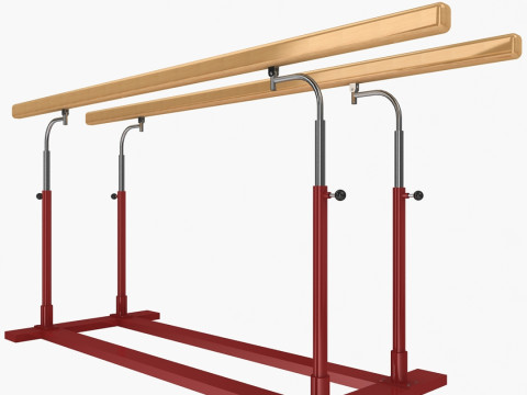 Параллельные брусья 3D Модель