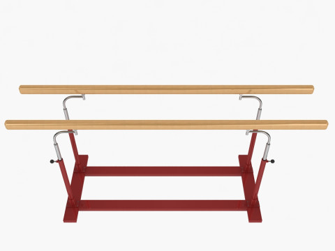 Параллельные брусья 3D Модель