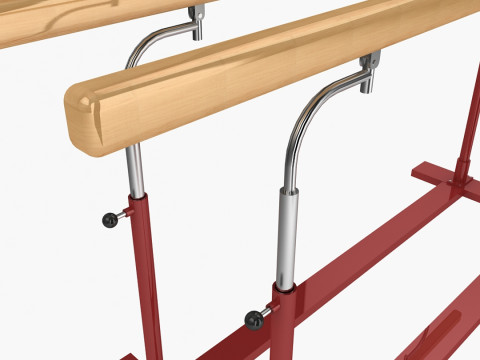 Параллельные брусья 3D Модель