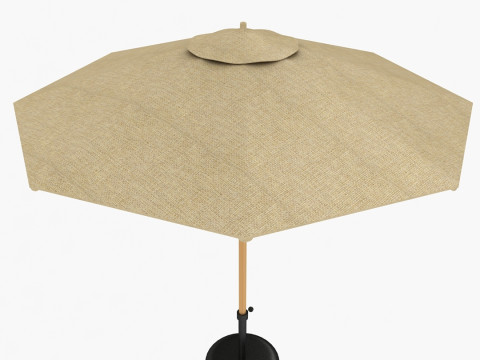 Terrassenschirm 3D Modell