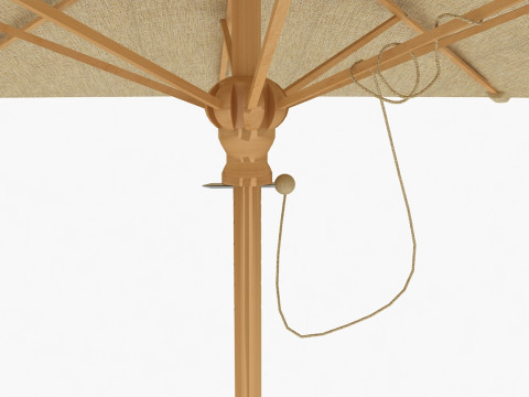 Terrassenschirm 3D Modell