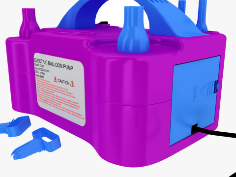 Balon Üfleme Pompası 3D Model