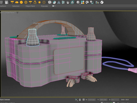 गुब्बारा ब्लोअर पंप 3D मॉडल
