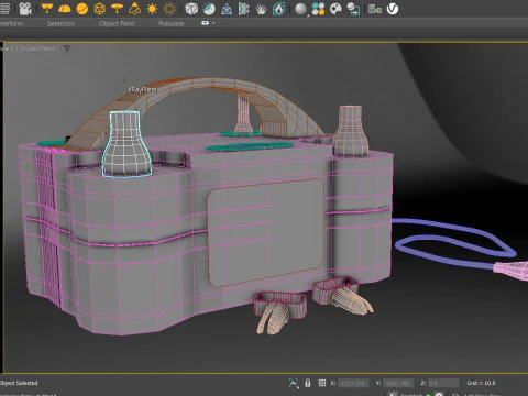 풍선 송풍기 펌프 3D 모델