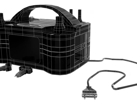 풍선 송풍기 펌프 3D 모델