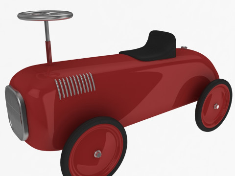Retro Oyuncak Araba 3D Model