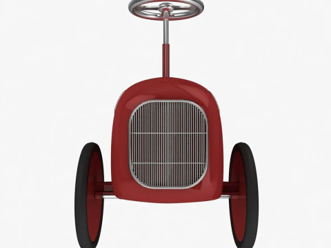Retro Toy Car 3D Model