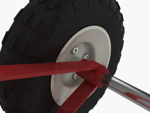 Hand Truck 3D Model
