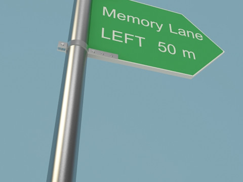 Karayolu Tabelası 3D Model