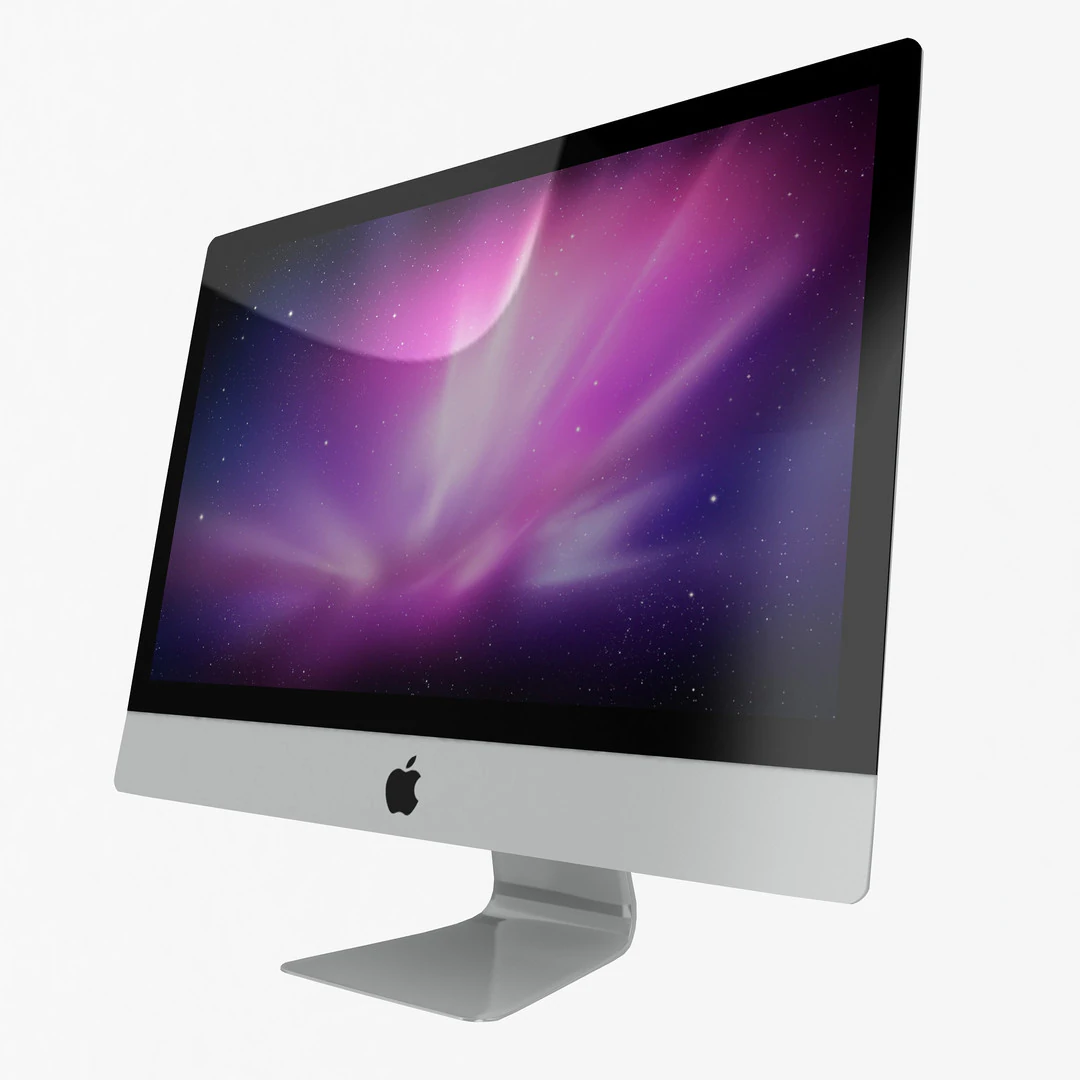 IMac 215 inch 3D Model .c4d .max .obj .3ds .fbx .stl .blend 