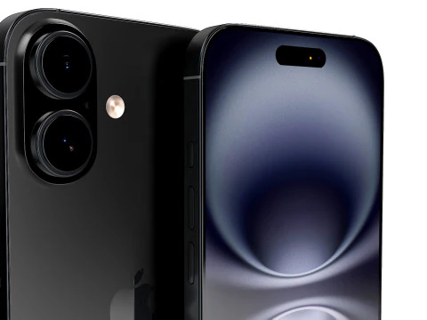 IPhone 16 Black 3D Model