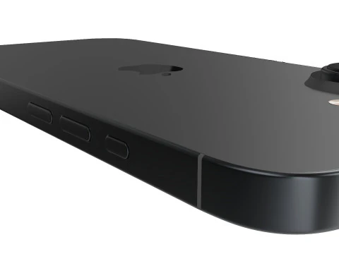 IPhone 16 Black 3D Model