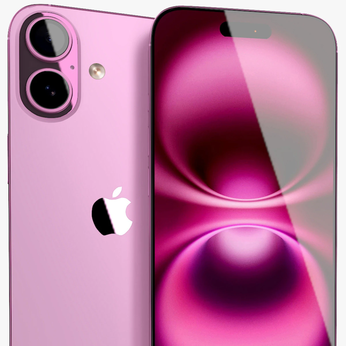 IPhone 16 Roze 3D Model .c4d .max .obj .3ds .fbx .stl .blend 