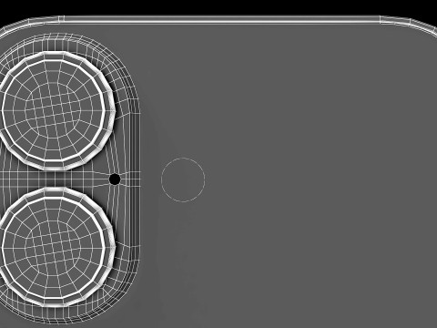 아이폰 16 핑크 3D 모델