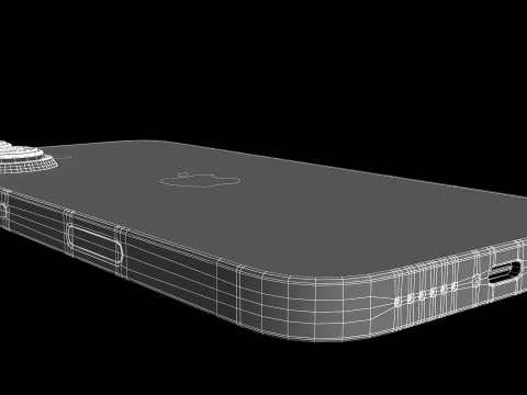 IPhone 16 Roze 3D Model