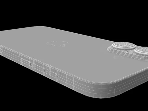 IPhone 16 Roze 3D Model