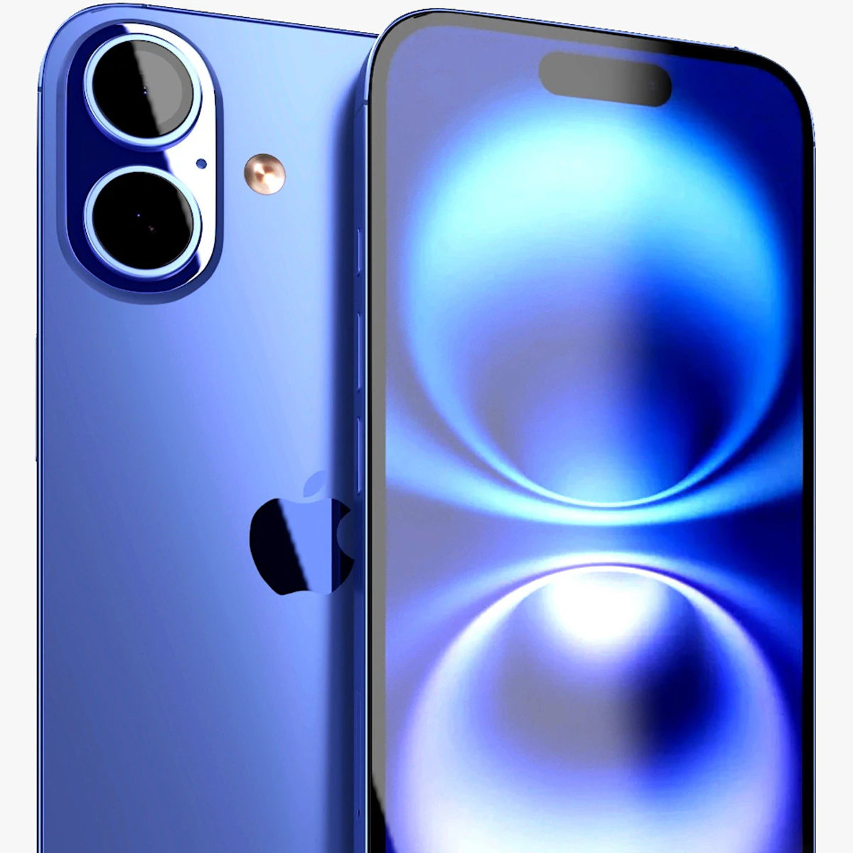 IPhone 16 Ultramarine 3D Model .c4d .max .obj .3ds .fbx .stl .blend