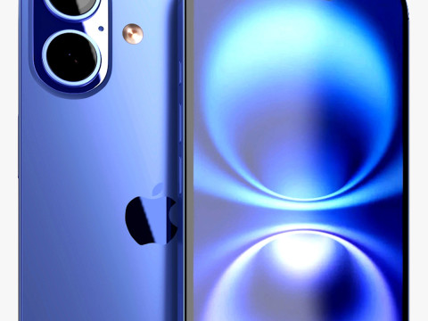 Айфон 16 Ультрамарин 3D Модель