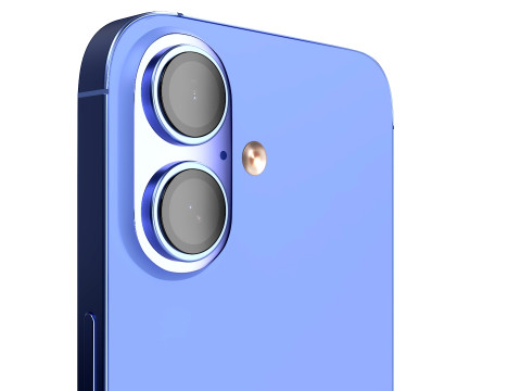 आईफोन 16 अल्ट्रामरीन 3D मॉडल