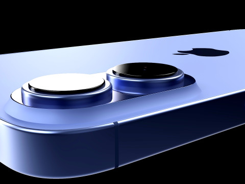 आईफोन 16 अल्ट्रामरीन 3D मॉडल