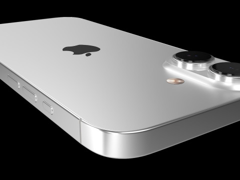 आईफोन 16 अल्ट्रामरीन 3D मॉडल