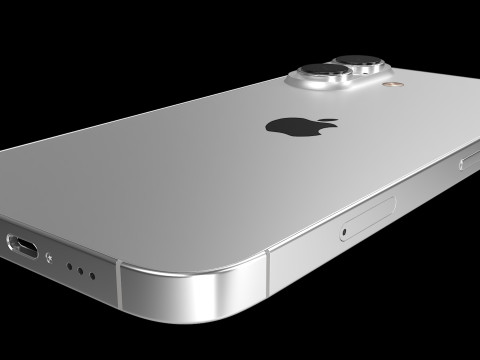 आईफोन 16 अल्ट्रामरीन 3D मॉडल