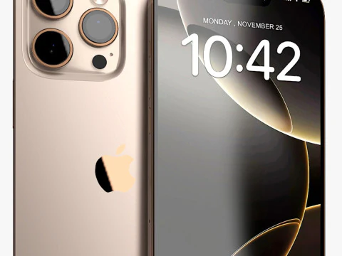 Apple iPhone 16 Pro Desert Titanium Model 3D