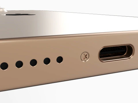 Apple iPhone 16 Pro Desert Titanium 3D Model