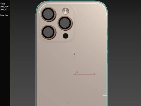 Apple iPhone 16 Pro Desert Titanium 3D Model