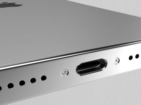 एप्पल आईफोन 16 प्रो मैक्स व्हाइट टाइटेनियम 3D मॉडल