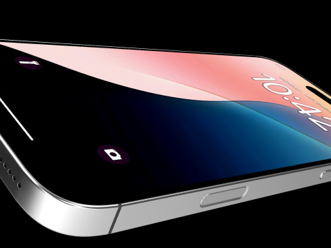 एप्पल आईफोन 16 प्रो मैक्स व्हाइट टाइटेनियम 3D मॉडल