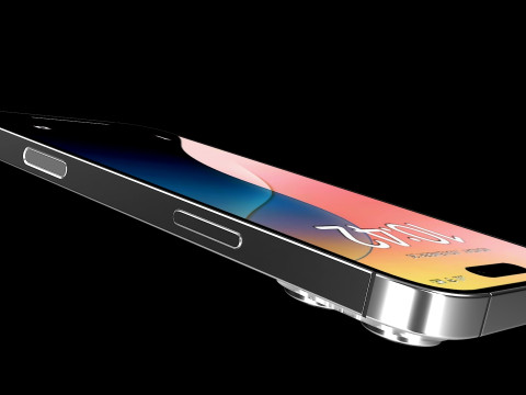 एप्पल आईफोन 16 प्रो मैक्स व्हाइट टाइटेनियम 3D मॉडल