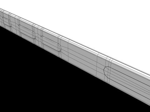 एप्पल आईफोन 16 प्रो मैक्स व्हाइट टाइटेनियम 3D मॉडल
