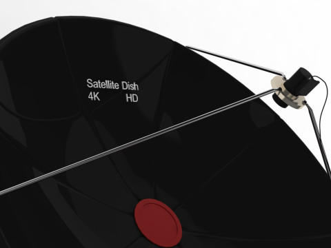 卫星天线 3D 模型