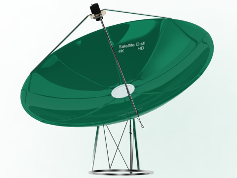 卫星天线 3D 模型