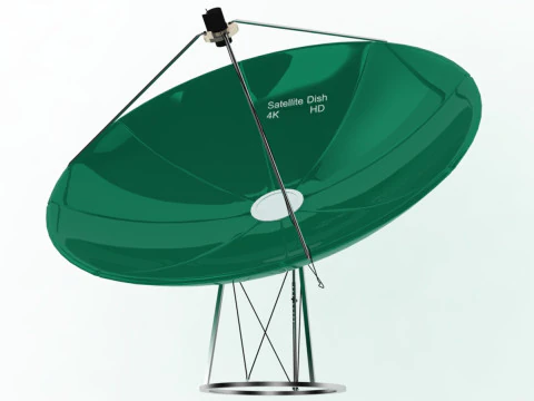Супутникова антена 3D Модель
